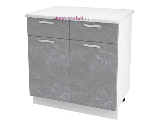 Нижний кухонный шкаф с ящиком  800 Бетон (бетон серый)