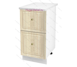 Нижний шкаф кухонный с двумя ящиками 400 Юлия (дуб сонома)