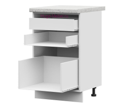 Корпус кухонного шкафа нижнего с внутренним ящиком 500 ПВ (белый)