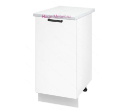 Шкаф кухонный нижний 450 Пасаденна (белый бриллиант)