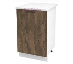 Шкаф кухонный нижний 600 Пасаденна Ф105 (ржавый камень)