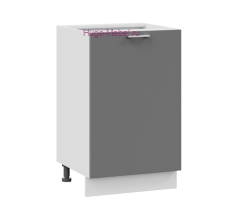 Шкаф кухонный нижний 500 Катрин (софт графит)