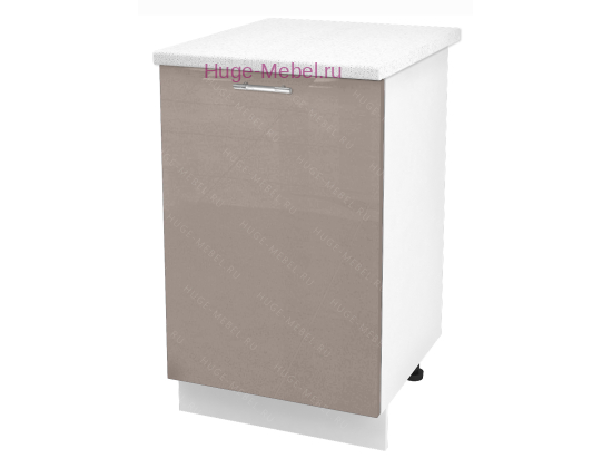 Шкаф кухонный нижний 500 Ксения (кофе с молоком)