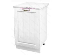 Шкаф кухонный нижний 600 Мария Ф105 (белый)