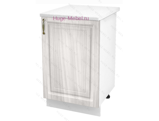 Шкаф кухонный нижний 500 Юлия (сандал белый)