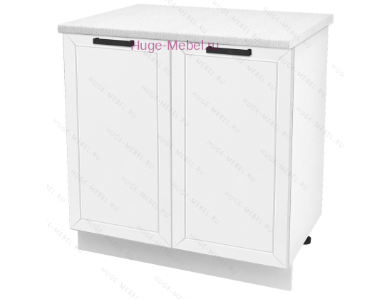 Шкаф кухонный нижний 800 Альфа (белый)