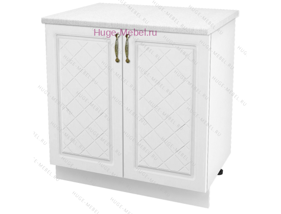 Шкаф кухонный нижний 800 Модена (дуб белый)