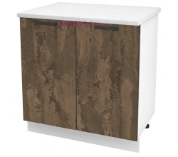 Шкаф кухонный нижний 800 Пасаденна (ржавый камень)