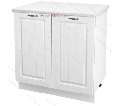 Шкаф кухонный нижний 800 Мария (белый)