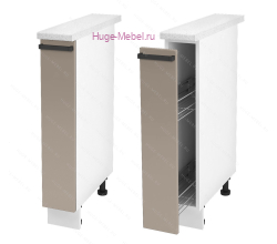 Нижний кухонный шкаф бутылочница 150 Альфа (латте)