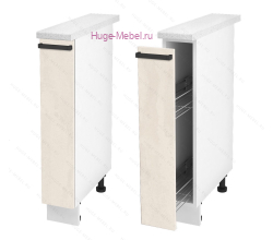 Нижний кухонный шкаф бутылочница 150 Пасаденна (шелковый камень)