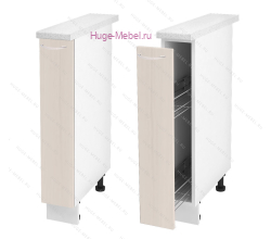 Нижний кухонный шкаф бутылочница 150 Дина (шимо светлый)