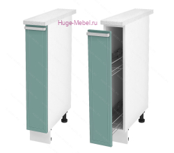 Нижний кухонный шкаф бутылочница 150 Катрин (топаз)