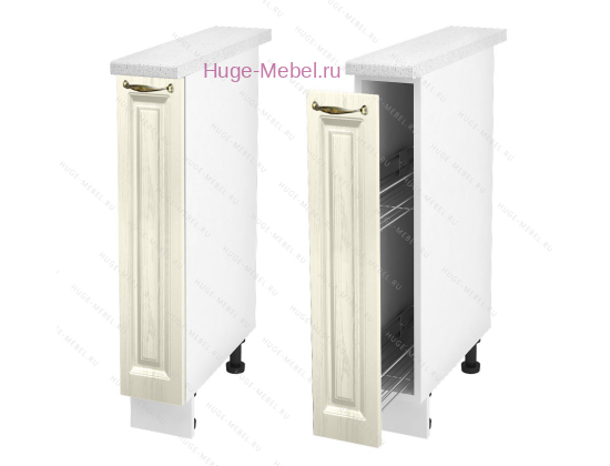 Нижний кухонный шкаф бутылочница 150 Мария (крем)