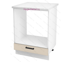 Шкаф кухонный под духовку напольный 600 Альфа (брюле)