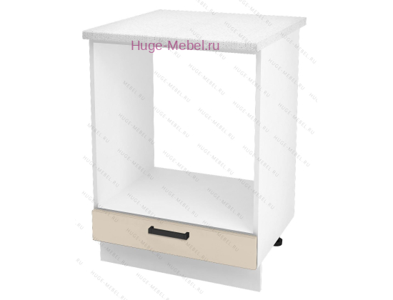 Шкаф кухонный под духовку напольный 600 Альфа (брюле)