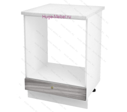 Шкаф кухонный под духовку напольный 600 Юлия (сандал серый)