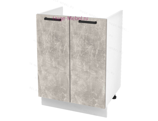Кухонный шкаф под мойку 600 Пасаденна (ателье светлое)
