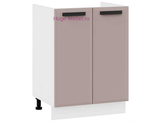 Кухонный шкаф под мойку 600 Призма (мокко супермат)