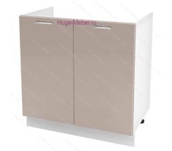 Кухонный шкаф под мойку 800 Ксения (кофе с молоком)