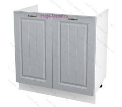 Кухонный шкаф под мойку 800 Мария (сталь)