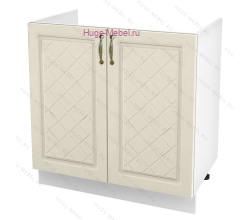 Кухонный шкаф под мойку 800 Модена (дуб ваниль)