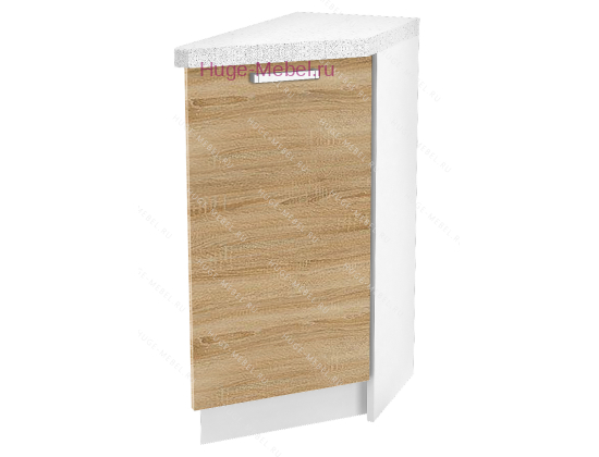 Шкаф кухонный нижний торцевой 300 Бетон (дуб сонома)