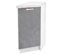 Шкаф кухонный нижний торцевой 300 Бетон (бетон серый)