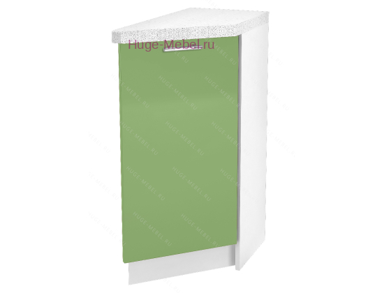 Шкаф кухонный нижний торцевой 300 Ксения (олива)