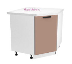 Шкаф кухонный угловой нижний 850 Призма (мокко супермат)