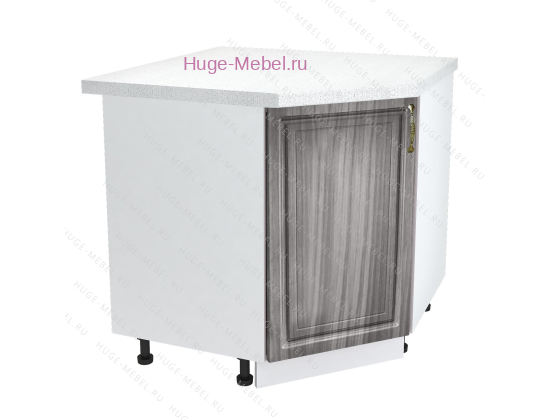 Шкаф кухонный угловой нижний 850 Юлия (сандал серый)