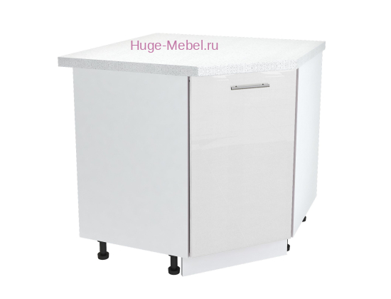 Шкаф кухонный угловой нижний 850 Ксения (белый)