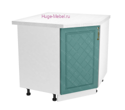 Шкаф кухонный угловой нижний 850 Модена (дуб бирюза)