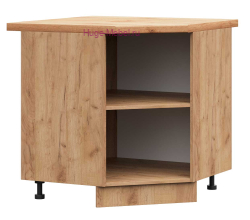 Корпус углового кухонного шкафа нижнего 850 (дуб крафт)