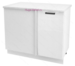 Шкаф кухонный угловой нижний 1000 Пасаденна (белый бриллиант)