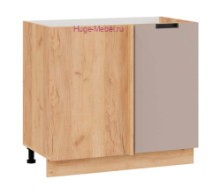 Шкаф кухонный угловой нижний 1000 Сахара (латте) корпус крафт