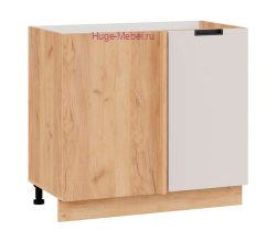 Шкаф кухонный угловой нижний 1000 Сахара (мокко) корпус крафт