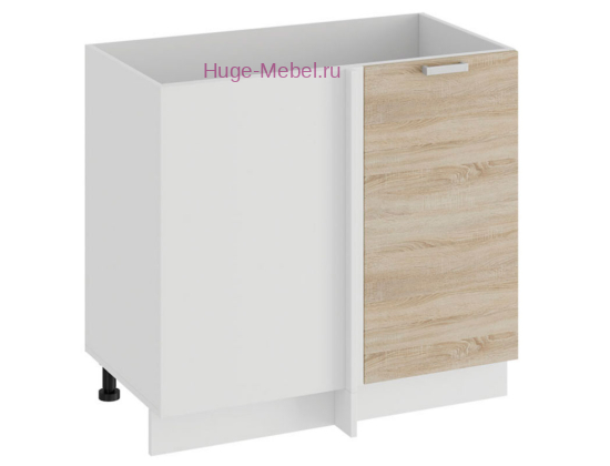 Шкаф кухонный угловой нижний 1000 Бетон (дуб сонома)