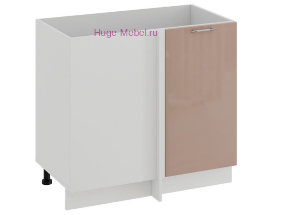 Шкаф кухонный угловой нижний 1000 Ксения (кофе с молоком)