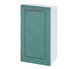 Кухонный шкаф верхний навесной 400 Модена (дуб бирюза)