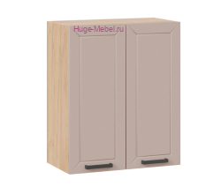 Кухонный шкаф верхний навесной 600 Альфа (латте) корпус крафт