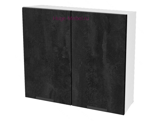 Кухонный шкаф верхний навесной 800 Пасаденна (угольный камень)