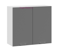 Кухонный шкаф верхний навесной 800 Катрин (софт графит)