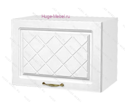 Антресольный кухонный шкаф верхний 400 Модена (дуб белый)