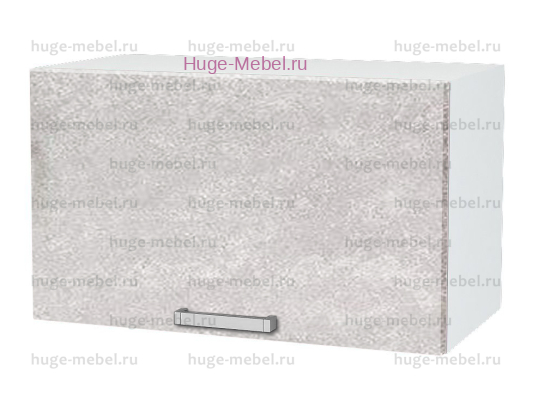 Горизонтальный кухонный шкаф верхний 600 Бетон (бетон белый)