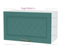 Горизонтальный кухонный шкаф верхний 600 Модена (дуб бирюза)
