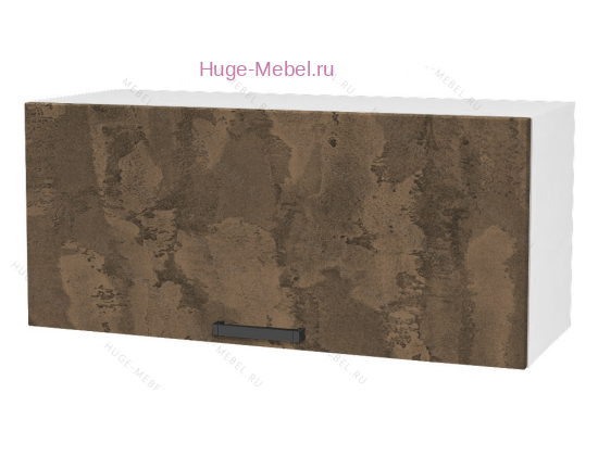 Антресольный кухонный шкаф верхний 800 Пасаденна (ржавый камень)