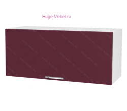 Горизонтальный кухонный шкаф верхний 800 Ксения (бордо)