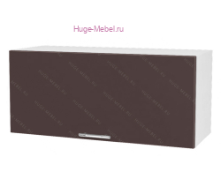 Горизонтальный кухонный шкаф верхний 800 Ксения (шоколад)