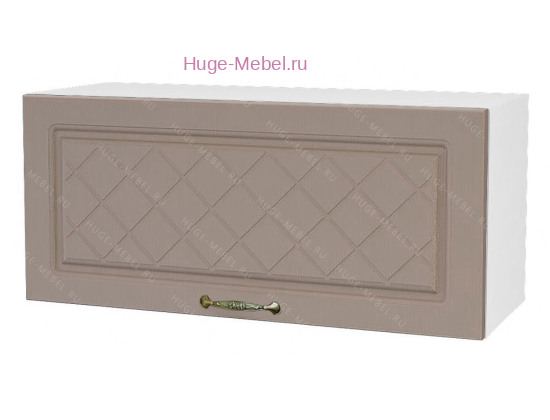 Горизонтальный кухонный шкаф верхний 800 Модена (дуб кофе)